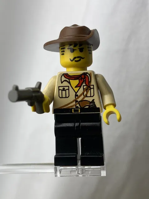 Lego Minifigure Johnny Thunder (Desert) adv010 1998 Adventures Rare