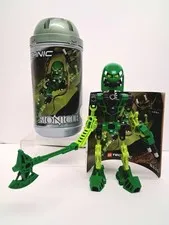 LEGO BIONICLE: Toa Mata - Lewa (8535) Complete W/ Canister & Instruction Manual 