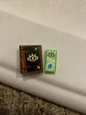 Lego Elves 41188 Book w/ Goblin Eye Cover & Trans Bright Green Tile 8