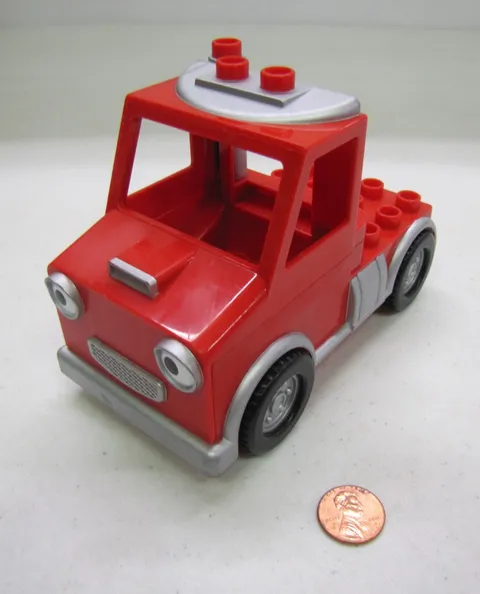 Lego Duplo Red Packer Vehicle Truck Bob The Builder Vehicle #3288