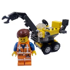 🔥LEGO Movie 2 30529 Mini Master-Building Emmet 100% Complete w/ Minifigure