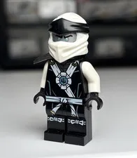 LEGO Ninjago Zane Legacy Black Robe Minifigure Titan Mech Battle 71738 njo635