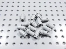 LEGO Lot of 15 Light Bluish Gray Technic Half Pins BC