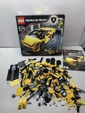 Lego Racers 8169 Lamborghini Gallardo LP 560-4 INCOMPLETE READ DESCRIPTION