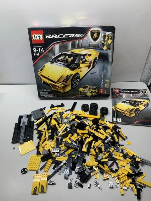 Lego Racers 8169 Lamborghini Gallardo LP 560-4 INCOMPLETE READ DESCRIPTION