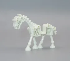 LEGO Monster Fighters Skeletal Horse Glow in the dark skeleton minifigure 7092