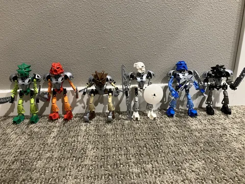 LEGO BIONICLE Toa Nuva Complete Set (8566, 8567, 8568, 8570, 8571, 8572)
