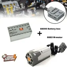 For LEGO Block Toy 8883 M-motor Electric Train Power Functions 88000 Battery Box