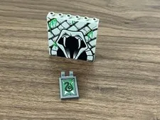 LEGO Slytherin Flag Banner And Chamber ofSecrets wall Lot of 2