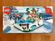 LEGO  40416 Christmas Ice Skating Rink - New in Sealed Box