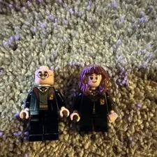 LEGO Harry Potter Minifigures Lot of 2, Glasses Sweater & Brown Hair
