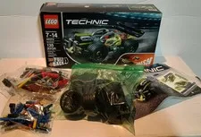 LEGO Technic 42072 WHACK! Used COMPLETE w/ Box & Manual 2 Sealed Bags - Retired