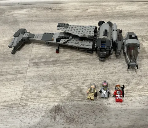 LEGO Star Wars 75050 B-Wing w/ Minifigures No Box Read Description