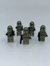 Lego Star Wars Clone Trooper 41st Elite P2 Kashyyyk Camo Minifigure sw519 Lot