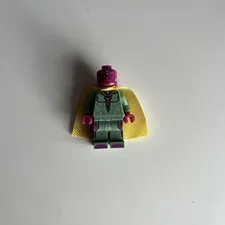 Lego Vision Minifigure Yellow Spot Marvel Super Heroes 76103 76067 sh0303