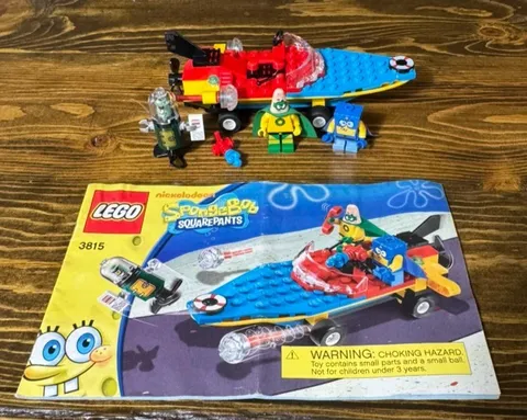 LEGO 3815 SpongeBob SquarePants: Heroic Heroes of the Deep Complete W/minifigs