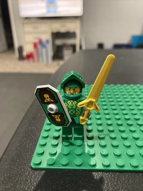 Lego Minifigure Rascus W/ Armour cas261 2004 Knights Kingdom II 8781 Morcia Rare