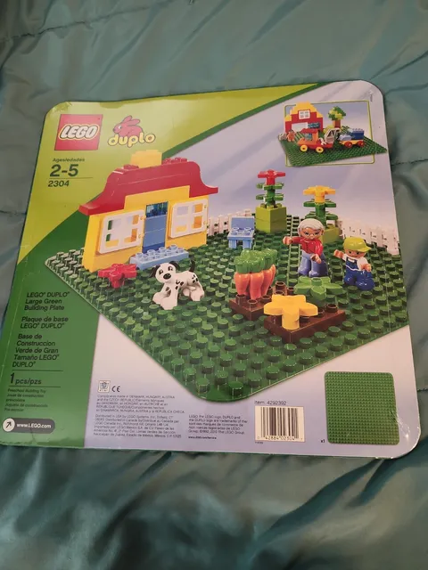 New Lego Explore Duplo Large Green Preschool Building Plate 1 Piece #2304