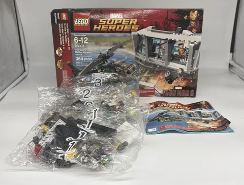 76007 IRON MAN MALIBU MANSION ATTACK lego legos set NEW super heroes AVENGERS 