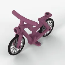 LEGO ® riding cycle: 4719c01 - dark pink - used
