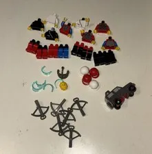 Vintage Lego Lot Mini Parts/Accessories  Visors Helmets 34pcs
