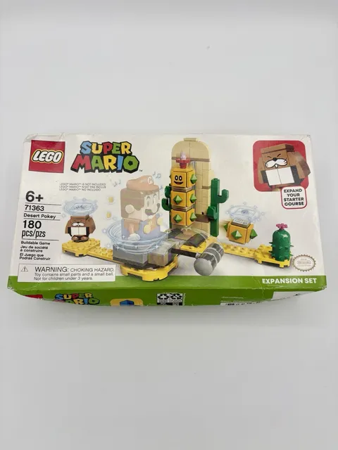 LEGO Super Mario Desert Pokey Expansion Set (71363) Retired In Box Crushed Box