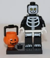 2015 Lego Collectible Minifigure, Series 14 COL221 Skeleton Guy (#71010-11)