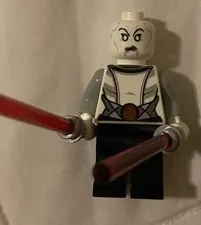 LEGO Star Wars Asajj Ventress Minifigure sw0615 White Torso 75087 
