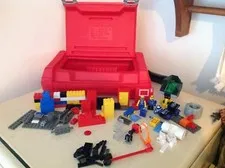 Lego Case 1984 with Misc 150 plus Lego pieces