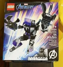 LEGO Set 76204 Marvel Black Panther Mech Armor NEW SEALED NISB In Hand
