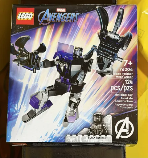 LEGO Set 76204 Marvel Black Panther Mech Armor NEW SEALED NISB In Hand