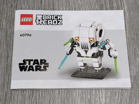LEGO Star Wars BrickHeadz Instruction Manual Only (40796)