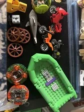 Genuine Lego Specialty Vehicle Toy Lot Raft Boat Motorbikes Ninjago Shark A29-34