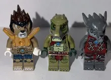 LEGO Legends of Chima Lavertus, Longtooth, Crocodile Minifigure 70129 Mini Fig
