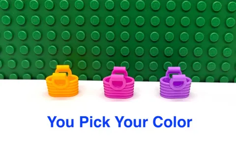 LEGO Minifigure Friends Basket "You Pick Your Color and Qty" NEW