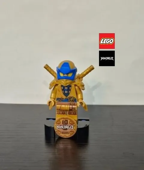 LEGO Ninjago Golden Legacy Jay NJO634 w/ Anniversary Tile Complete