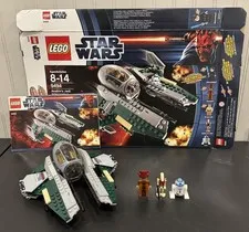LEGO Star Wars: Anakin's Jedi Interceptor (9494) - Ship, 3 Minifigs, Manual, Box