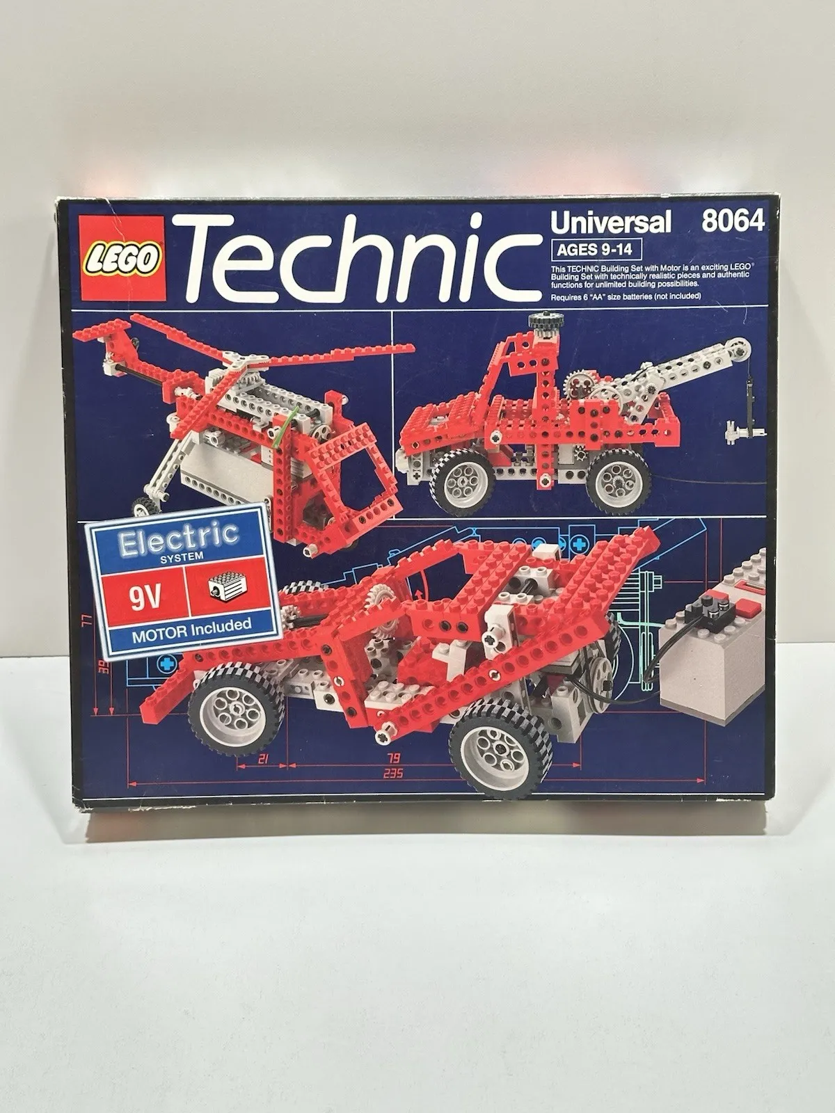 Vintage LEGO Technic Universal Motor Lego 8064 Near Complete Set 