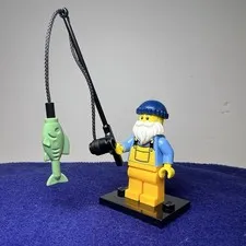 LEGO 8803 Collectible Minifigures Series 3 Fisherman Complete