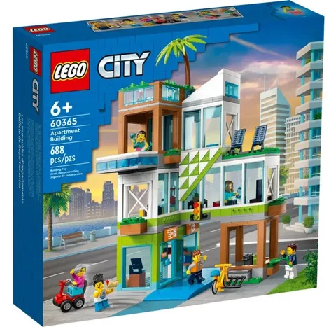 LEGO City 60365 Apartment Building 688pcs Building Set