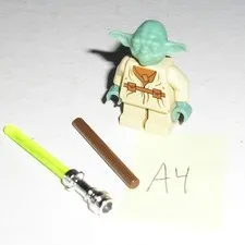 Lego Star Wars YODA (Sand Green) Jedi Master Minifigure 4502 7103 7260 *A4*