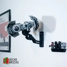 3D Printed Wall Mount for LEGO® Star Wars™ TIE Bomber (Set 75347) - Gecko Bricks