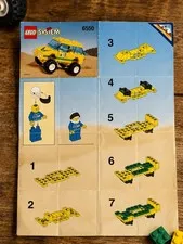 LEGO 6550 Outback Racer Instructions Manual Only 1997 Town Rally Vintage