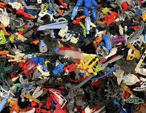 LEGO - BIONICLE, Hero Factory Lot - 1/2 lb Pound Random Parts / Pieces