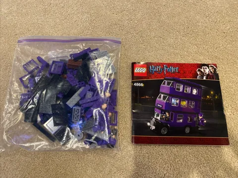 LEGO Harry Potter 4866 The Knight Bus Set Complete Pieces w/ Instructions NO BOX
