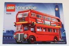 LEGO Creator Expert: London Bus (10258) Used Set/Complete w/ Box & Manual