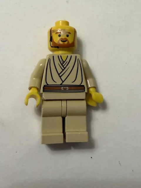 LEGO Star Wars Young Obi-Wan Kenobi minifigure with a headset