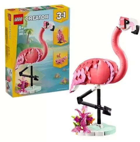 LEGO Creator 3 w 1 Dzikie zwierzęta: różowy flaming 31170 LEGO
