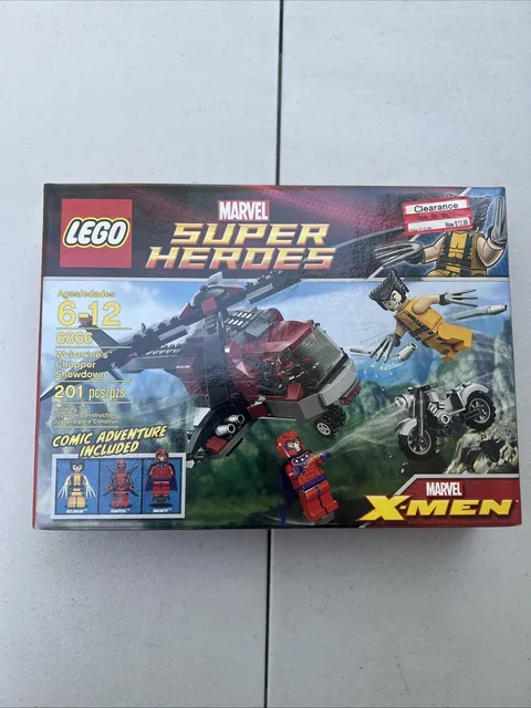 LEGO Marvel: Wolverine's Chopper Showdown (6866)  Wolverine, Deadpool, Magneto !