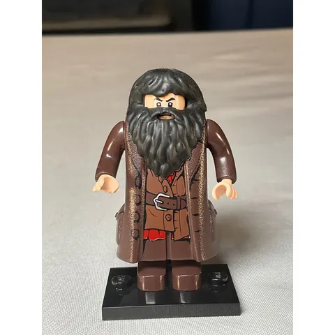LEGO Harry Potter Rubeus Hagrid Minifigure Brown Overcoat HP007 HP111